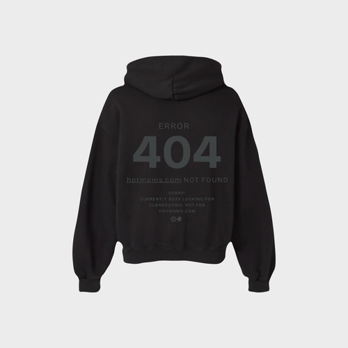 Hotmoms- Sudadera negra 