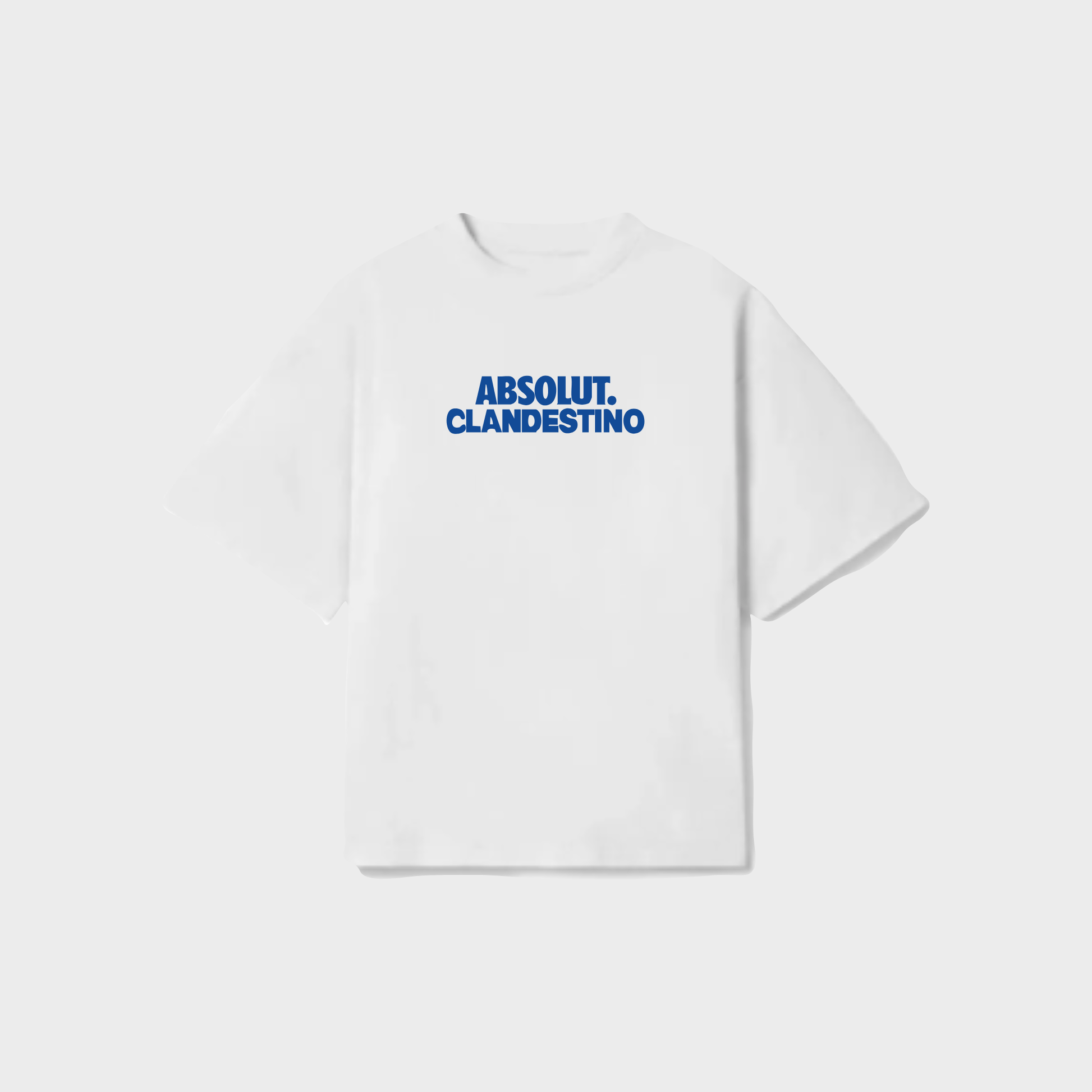 Absolut clandestino- Playera blanca 