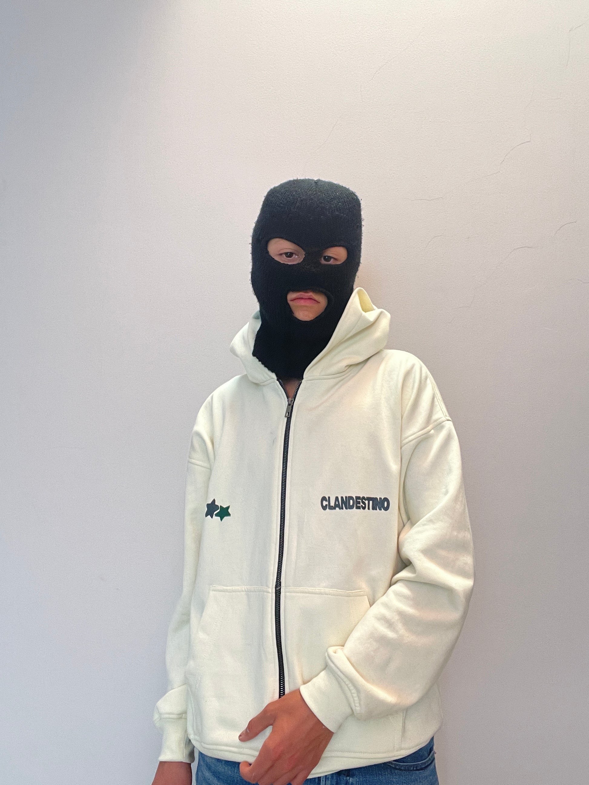 Send it-playera buttonless blanca 