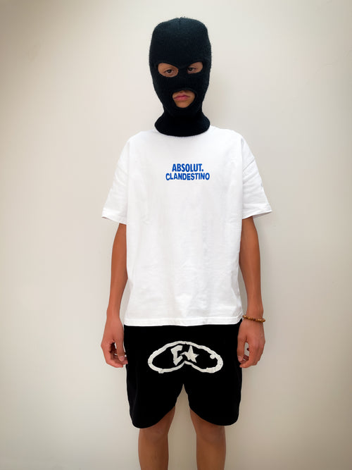 Absolut clandestino- Playera blanca 