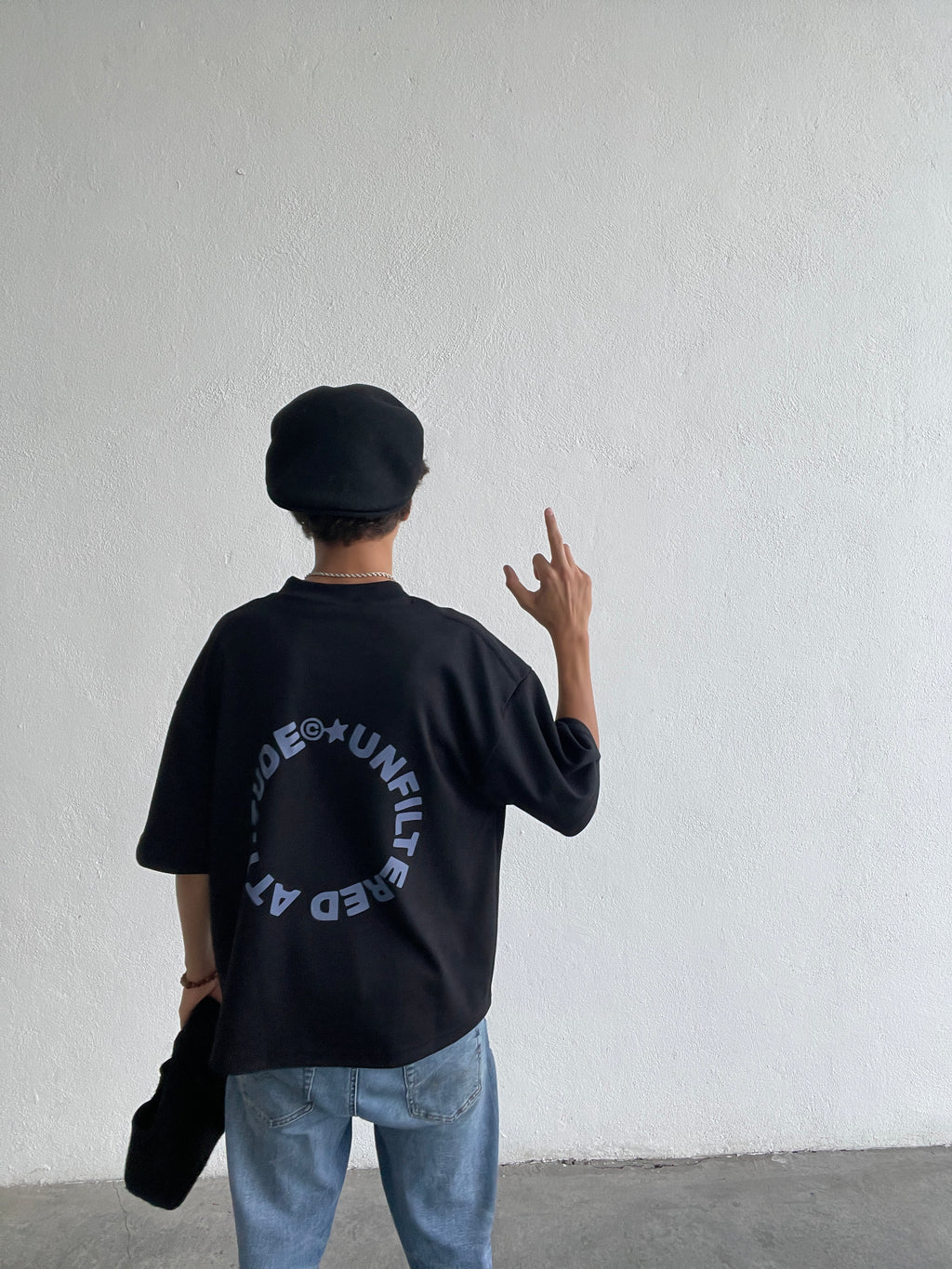 Unfiltered circle- playera negra 